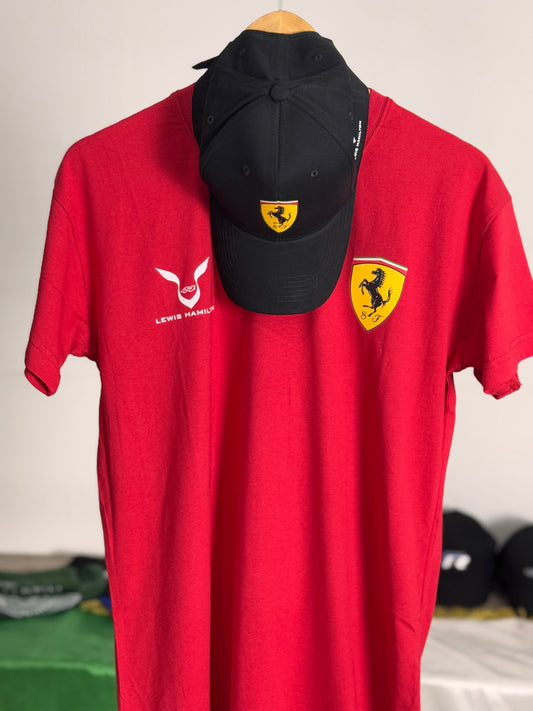 T-shirt & Casquette Ferrari F1