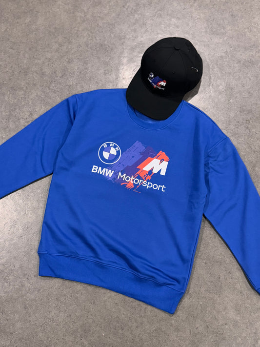 Pack Hoodie BMW + Casquette — Style Sport & Élégance 🔵⚫