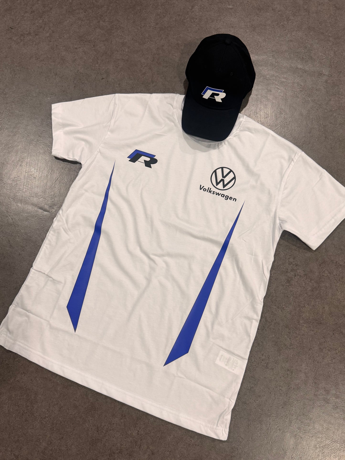 T-shirt casquette Volkswagen R white